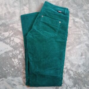Patagonia Womens Sz 29 8 Emerald Green Fitted Corduroy Pants Gorp Core Stretch